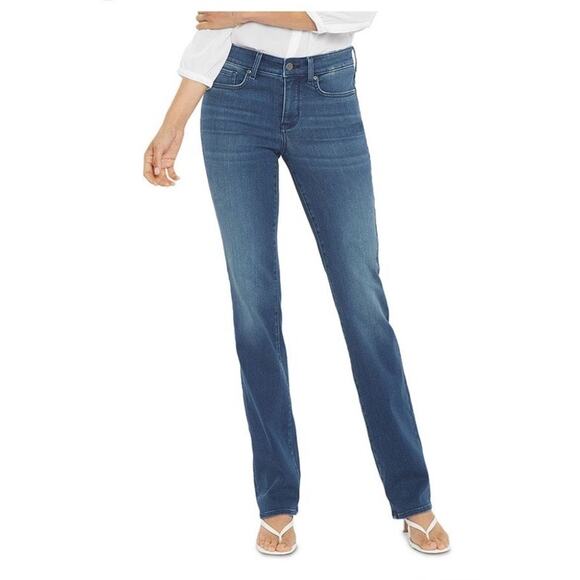 Not Your Daughter's Jeans 4 Petite Mini Boot Blue Denim - Picture 1 of 7